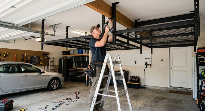Ceiling Rack Installation in Silver Spring, MD
