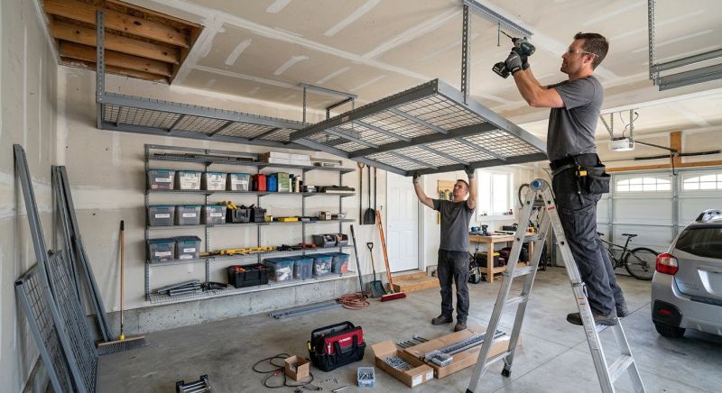 Ceiling Rack Installation in Loudoun County, VA