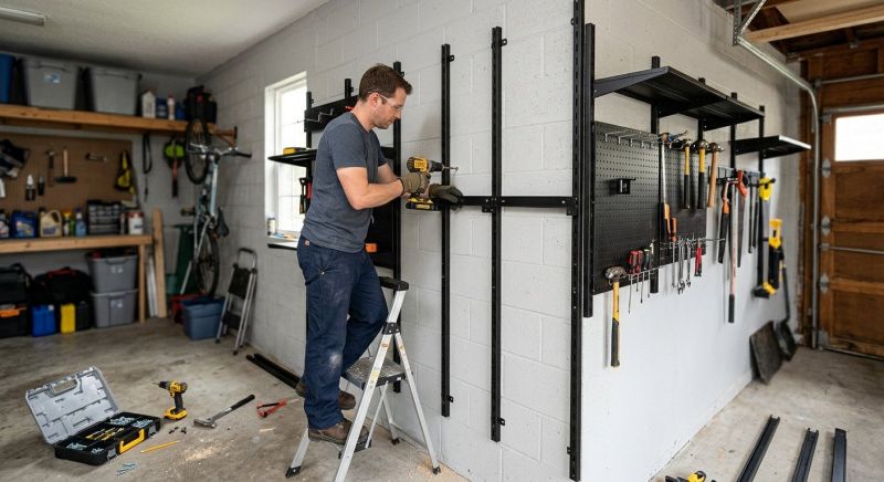 Ceiling Rack Installation in Loudoun County, VA