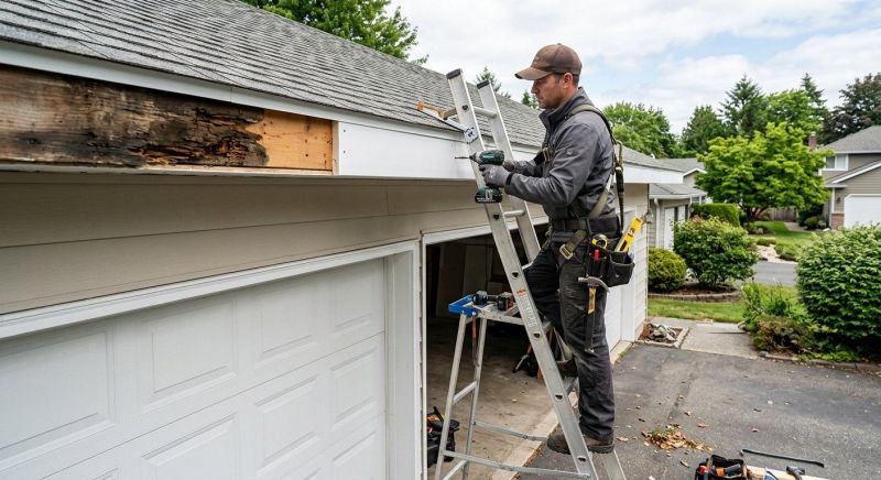Garage Fascia Repair in Overland Park, KS