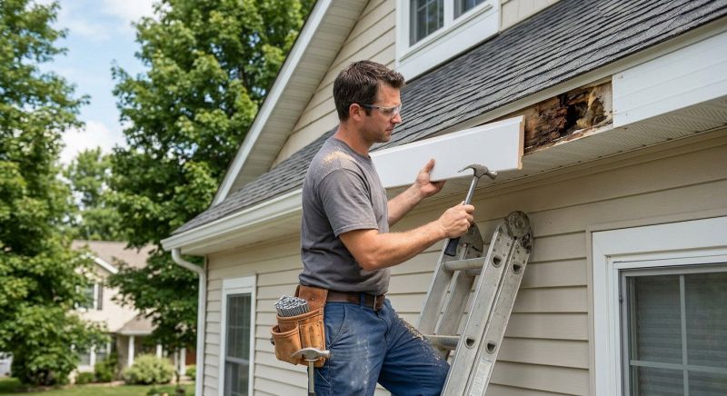 Garage Fascia Repair in Overland Park, KS