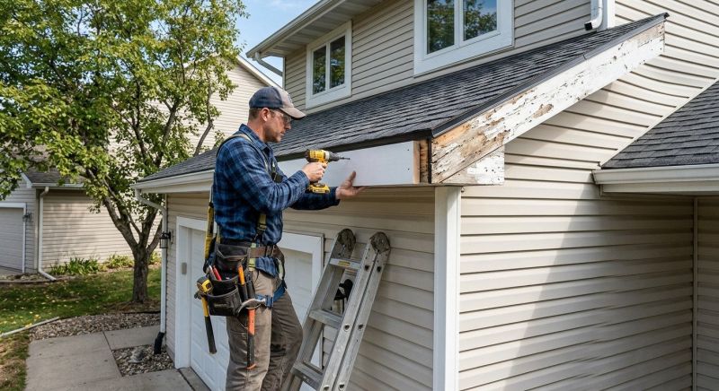 Garage Fascia Repair in Kansas City, KS