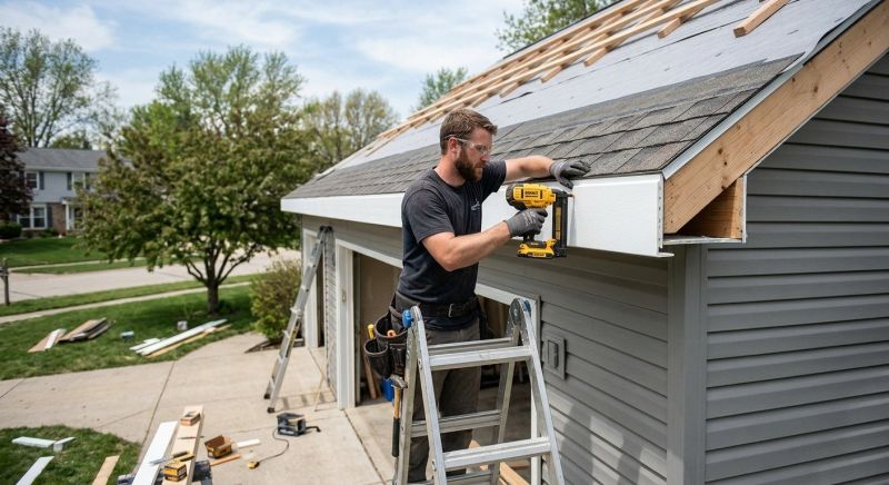 Garage Fascia Replacement in Kansas City, KS